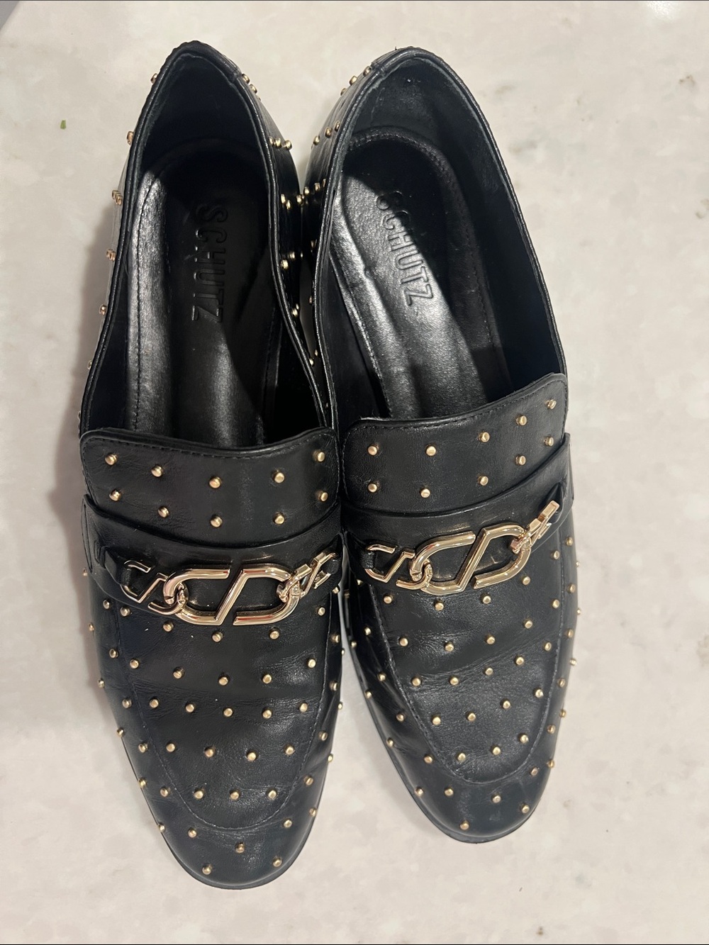 Schutz Morgan Bit Loafer 8 b